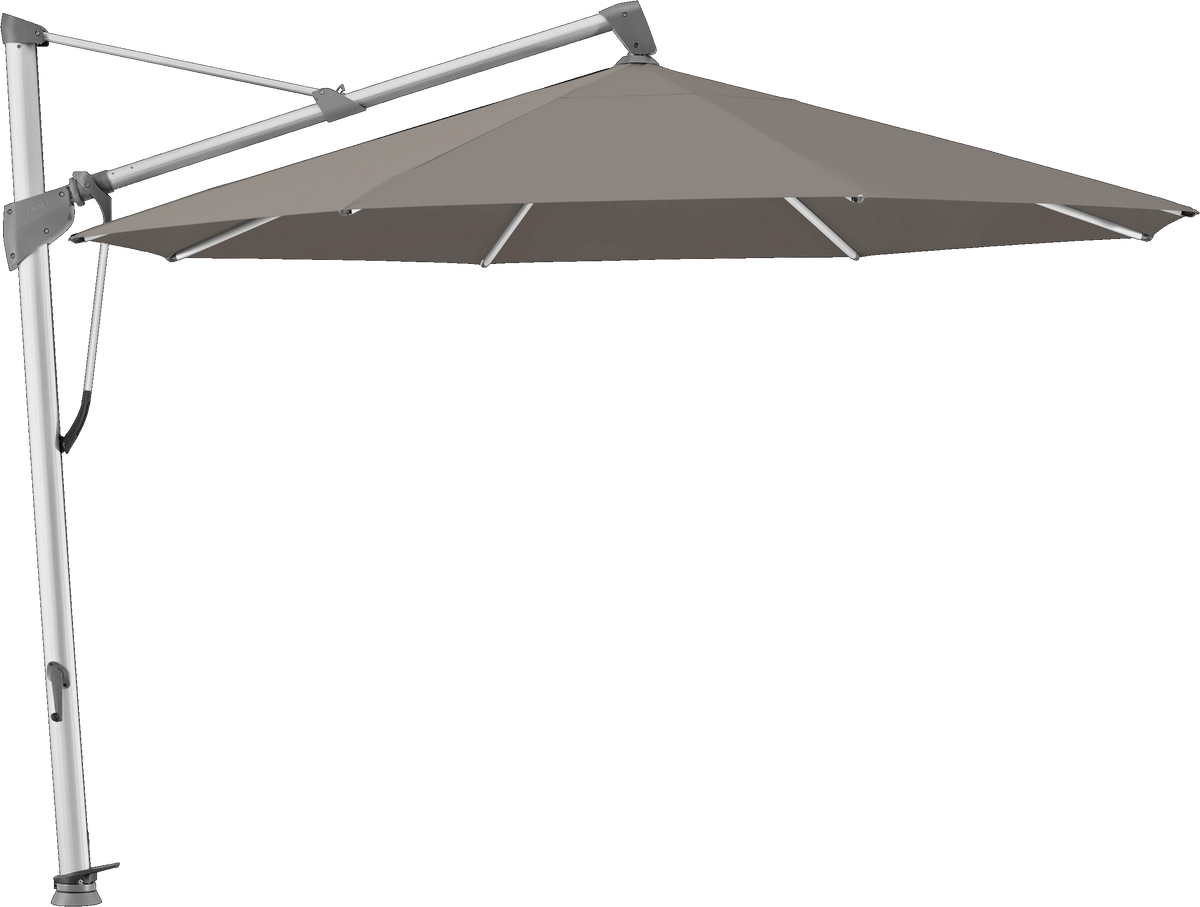 Glatz Parasol SOMBRANO® S+ rond 806 Forge Alu naturel eloxé