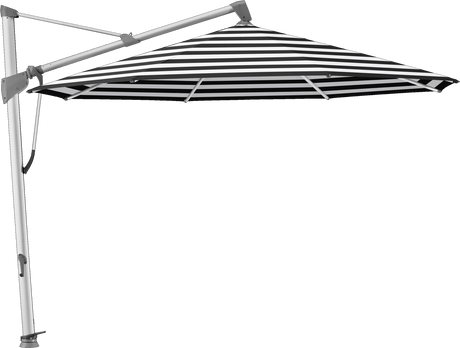 Glatz Parasol SOMBRANO® S+ rond 810 Black Stripe Alu naturel eloxé