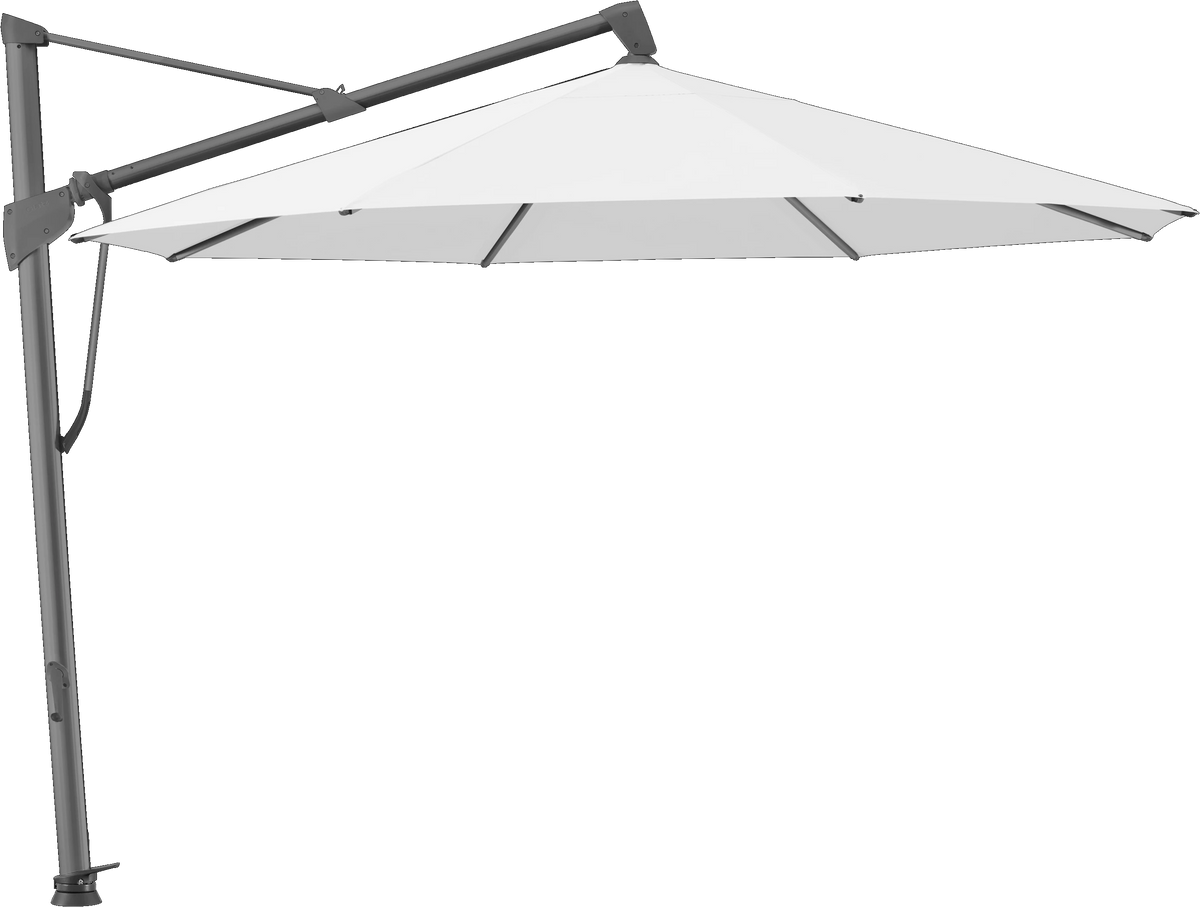 Glatz Parasol SOMBRANO® S+ rond 500 Plaster Alu laqué anthracite