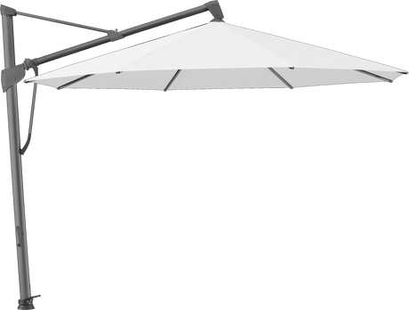 Glatz Parasol SOMBRANO® S+ rond 500 Plaster Alu laqué anthracite