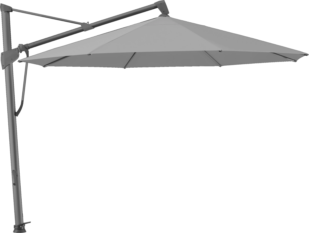 Glatz Parasol SOMBRANO® S+ rond 509 Slate Alu laqué anthracite