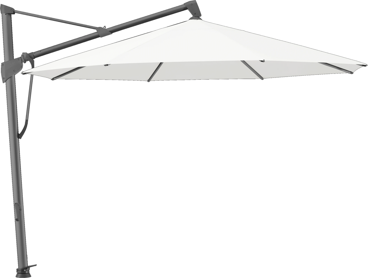 Glatz Parasol SOMBRANO® S+ rond 510 White Alu laqué anthracite
