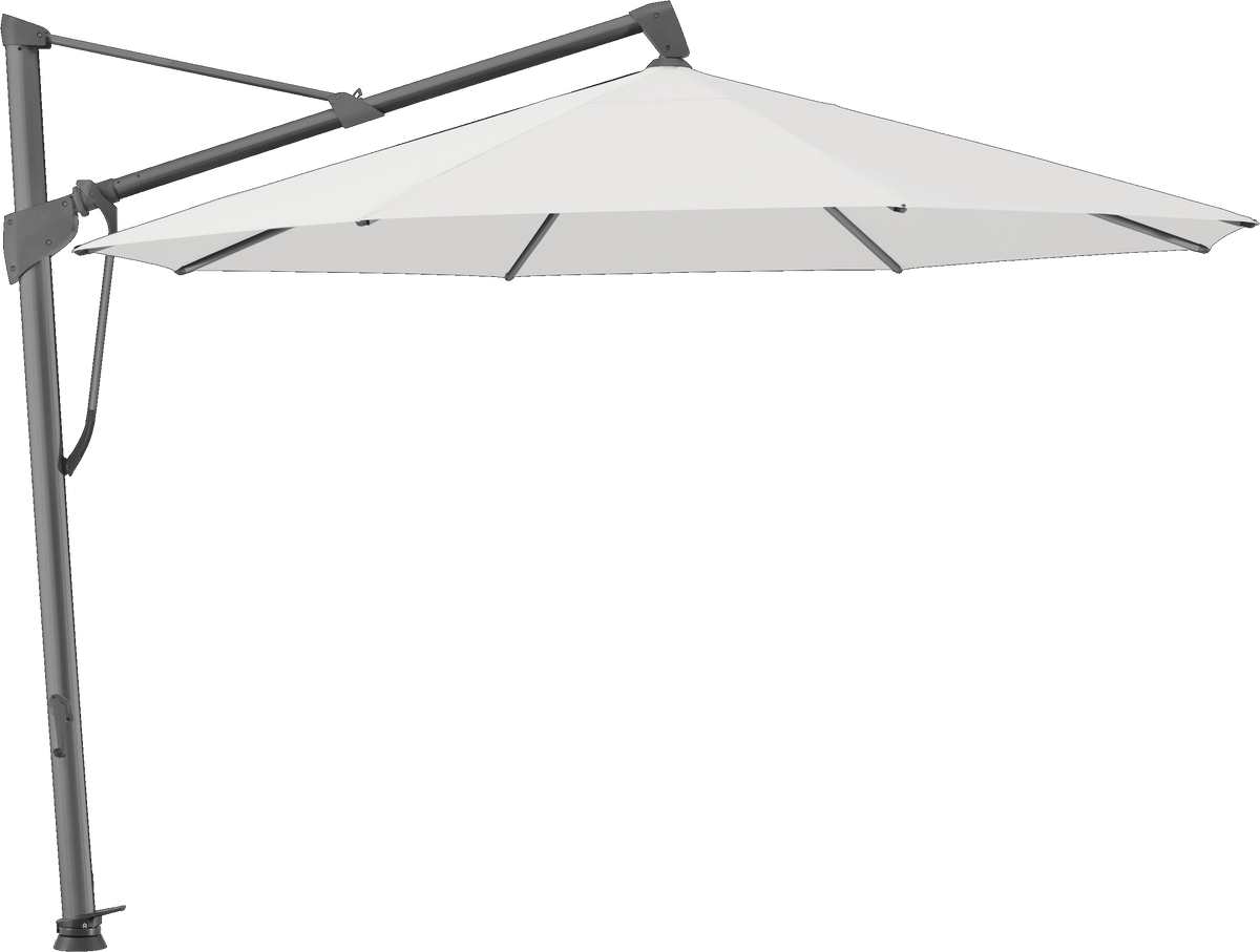 Glatz Parasol SOMBRANO® S+ rond 556 Alabaster Alu laqué anthracite