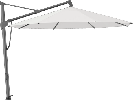 Glatz Parasol SOMBRANO® S+ rond 556 Alabaster Alu laqué anthracite