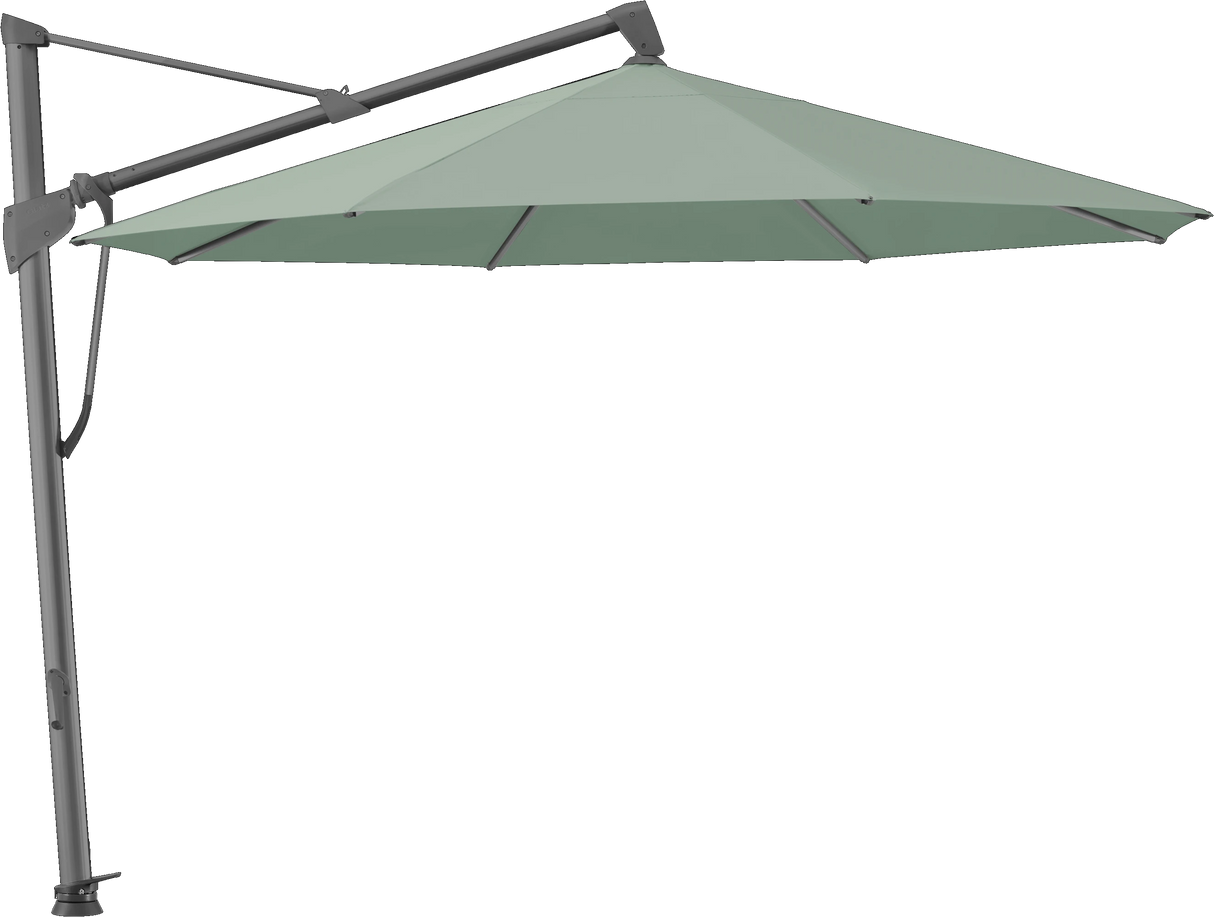 Glatz Parasol SOMBRANO® S+ rond 588 Olive Alu laqué anthracite