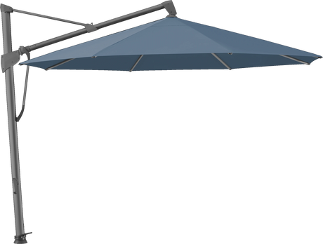 Glatz Parasol SOMBRANO® S+ rond 600 Wave Alu laqué anthracite