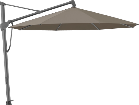 Glatz Parasol SOMBRANO® S+ rond 611 Sandstone Alu laqué anthracite