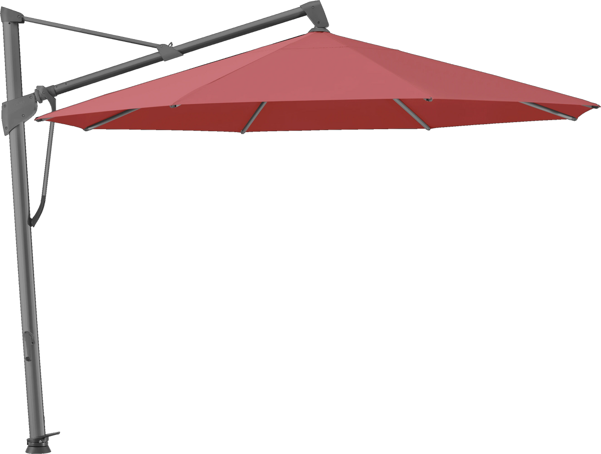 Glatz Parasol SOMBRANO® S+ rond 637 Cherry Alu laqué anthracite