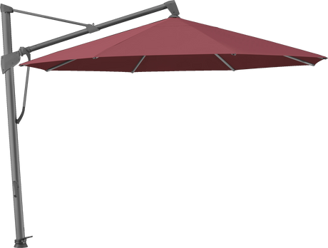 Glatz Parasol SOMBRANO® S+ rond 644 Merlot Alu laqué anthracite