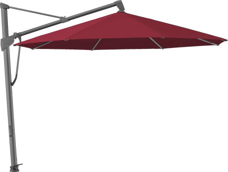 Glatz Parasol SOMBRANO® S+ rond 645 Burgundy Alu laqué anthracite