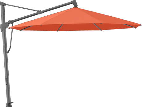 Glatz Parasol SOMBRANO® S+ rond 660 Papaya Alu laqué anthracite