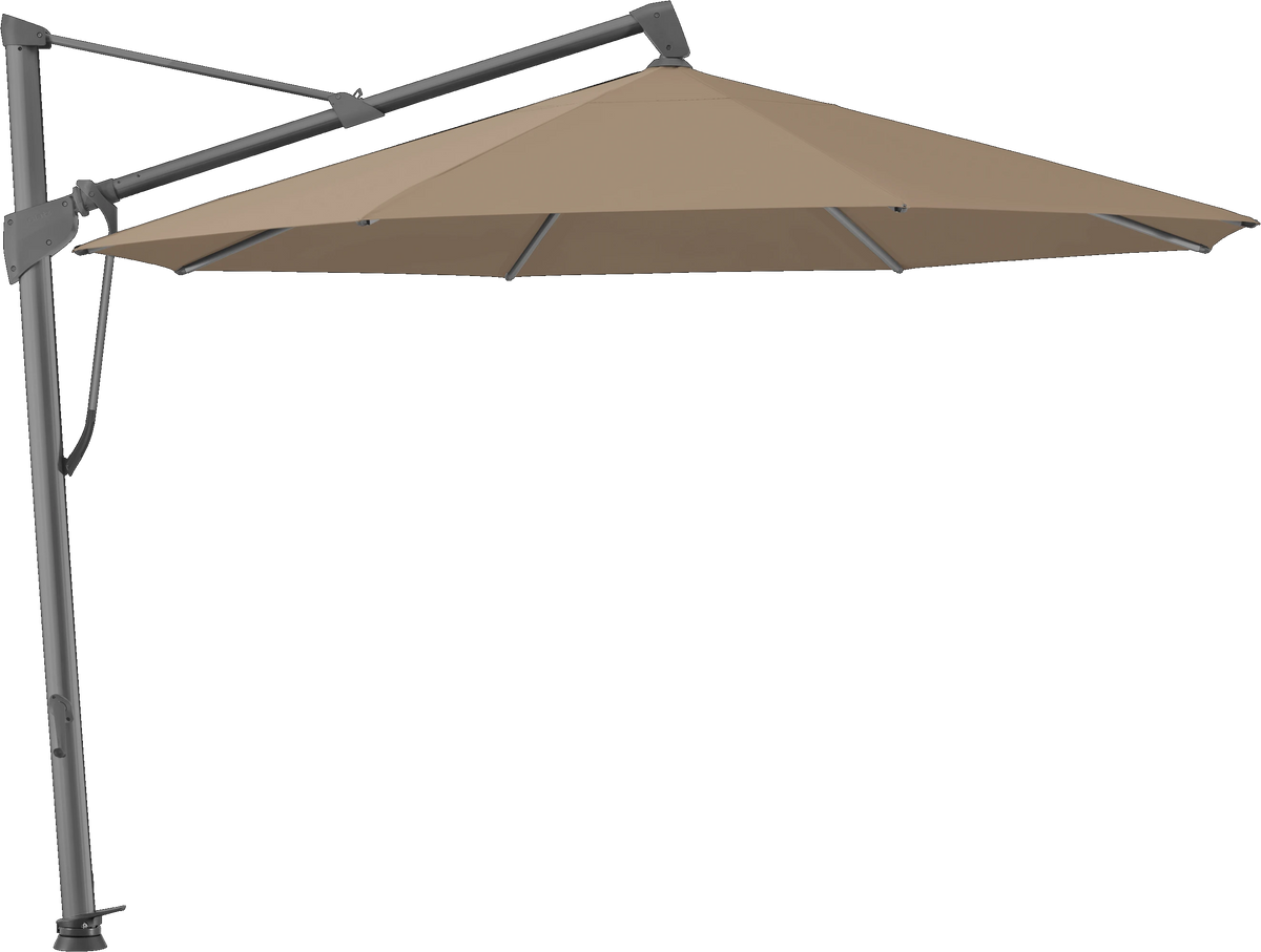 Glatz Parasol SOMBRANO® S+ rond 805 Walnut Alu laqué anthracite