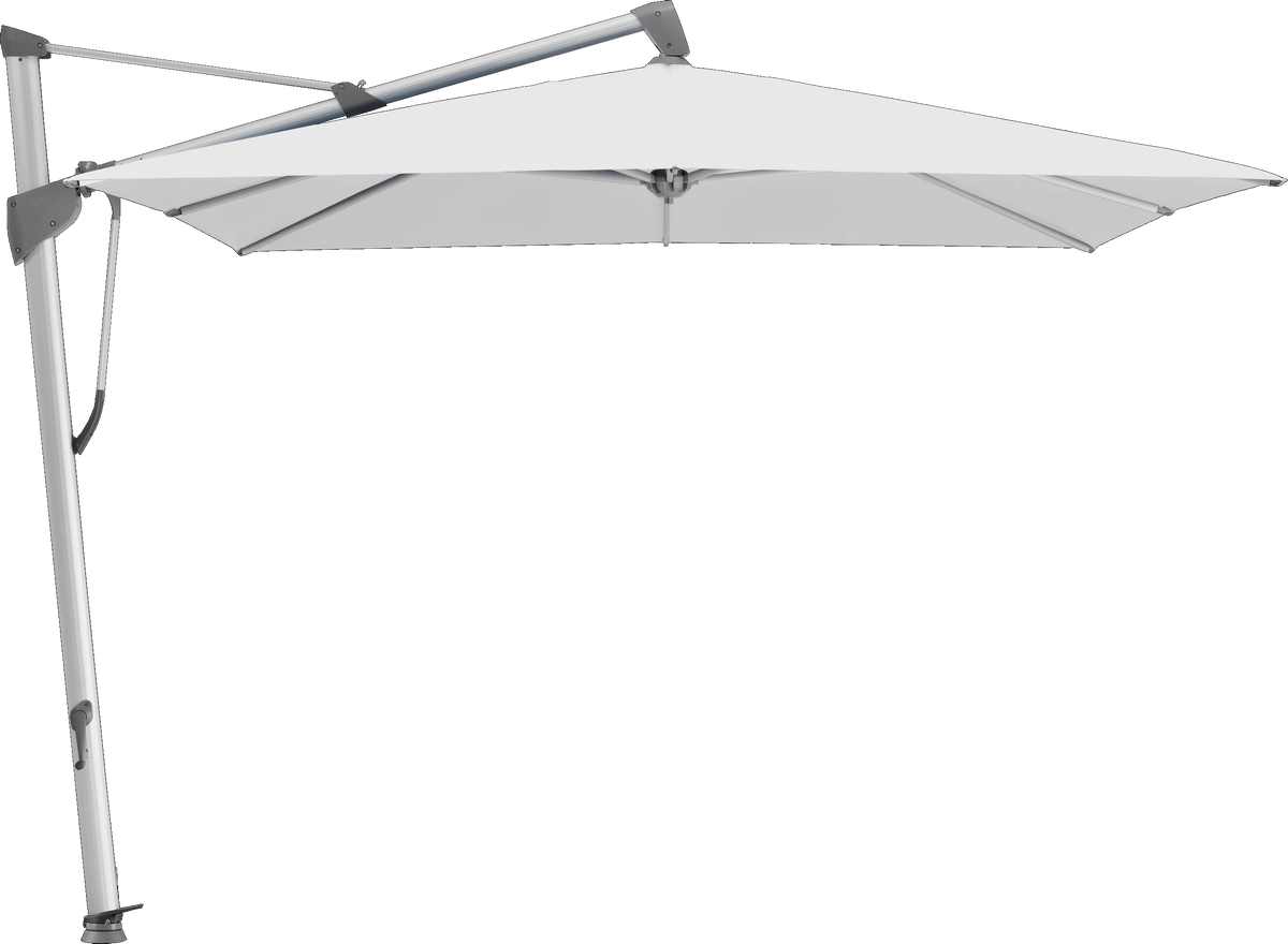Glatz Parasol SOMBRANO® S+ carré 500 Plaster Alu naturel eloxé