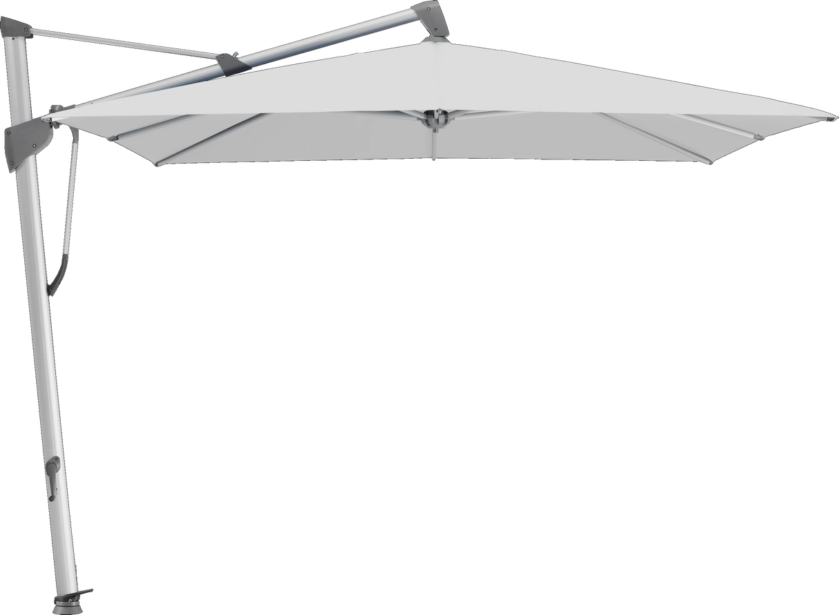 Glatz Parasol SOMBRANO® S+ carré 550 Cement Alu naturel eloxé