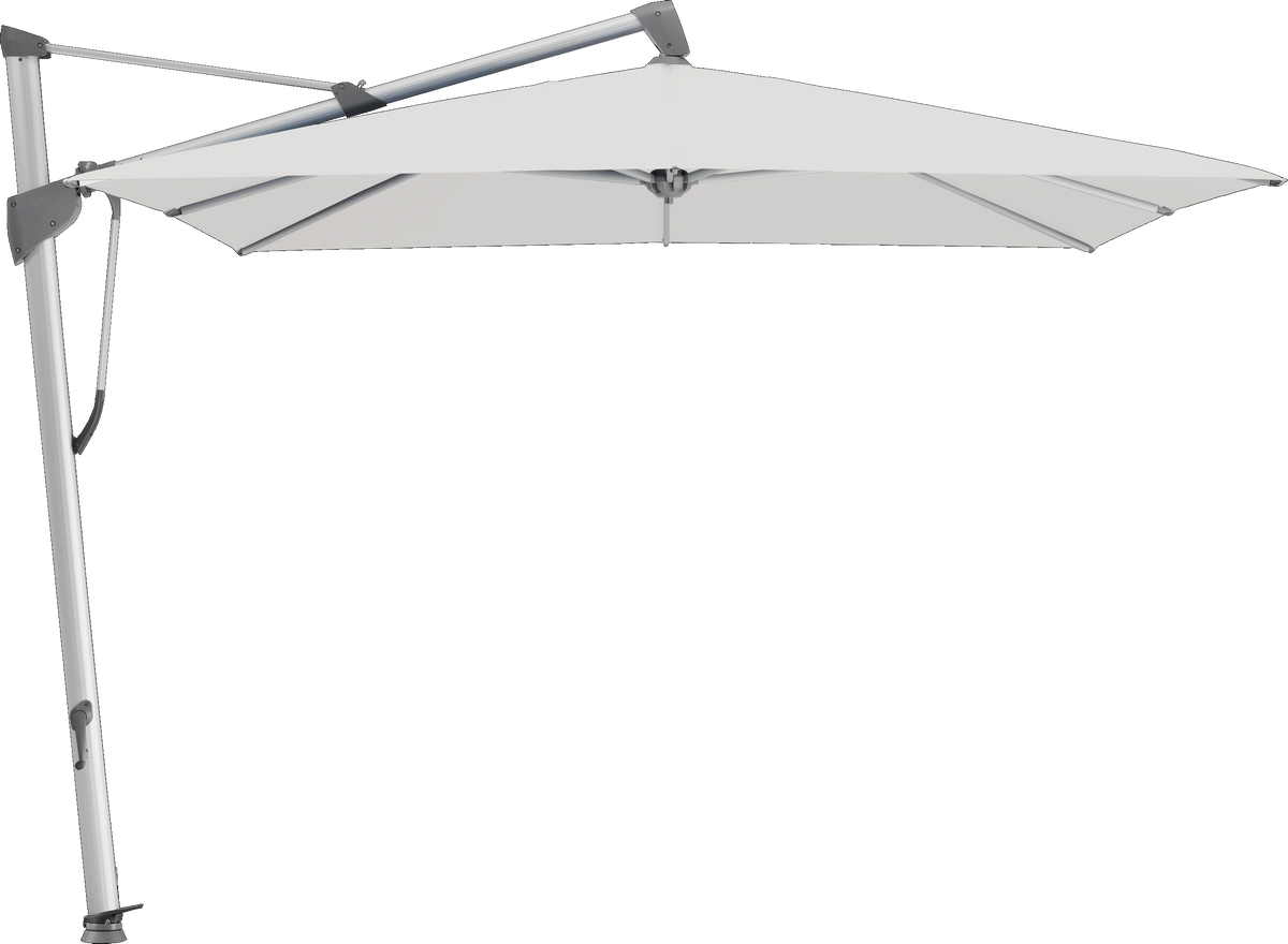 Glatz Parasol SOMBRANO® S+ carré 556 Alabaster Alu naturel eloxé