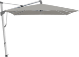 Glatz Parasol SOMBRANO® S+ carré 558 Steel Alu naturel eloxé