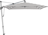 Glatz Parasol SOMBRANO® S+ carré 570 Steel Stripe Alu naturel eloxé