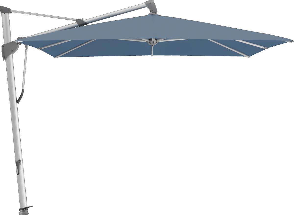 Glatz Parasol SOMBRANO® S+ carré 601 Waterfall Alu naturel eloxé