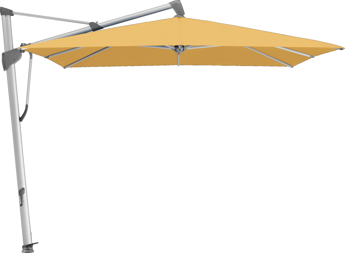 Glatz Parasol SOMBRANO® S+ carré 617 Safran Alu naturel eloxé
