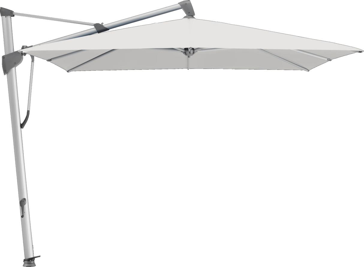 Glatz Parasol SOMBRANO® S+ carré 665 Chrome Alu naturel eloxé