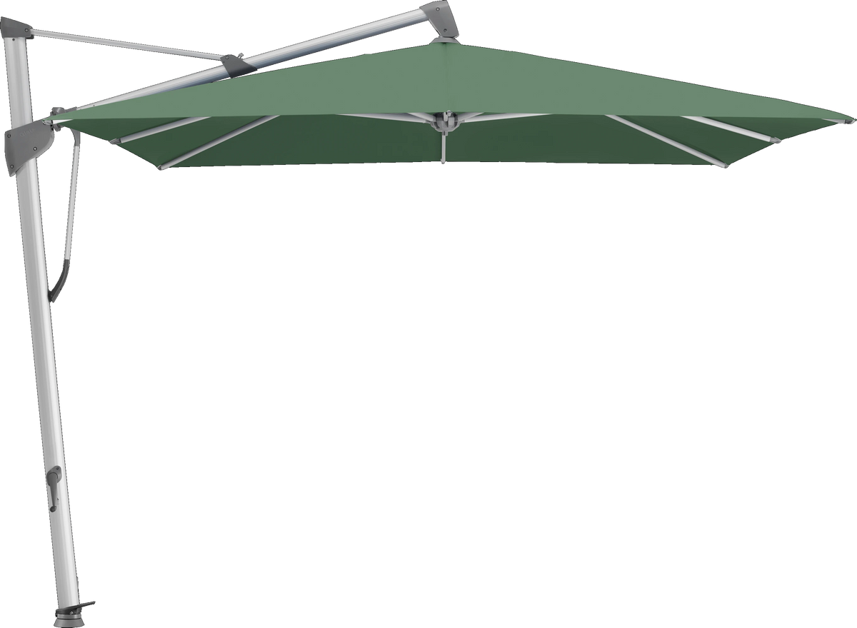 Glatz Parasol SOMBRANO® S+ carré 677 Nile Alu naturel eloxé