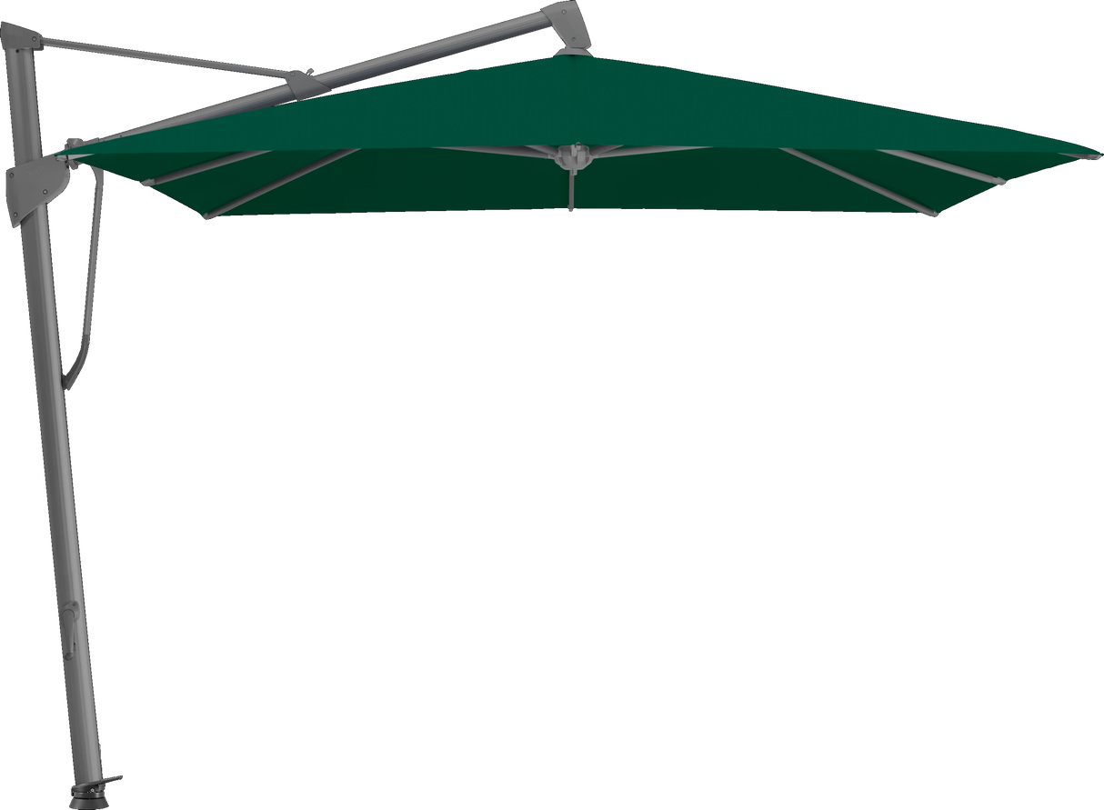 Glatz Parasol SOMBRANO® S+ carré 521 Aloe Alu laqué anthracite
