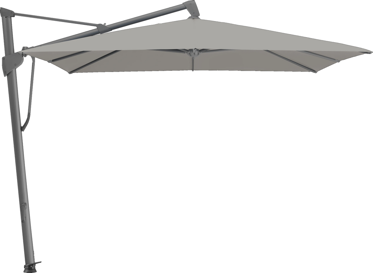 Glatz Parasol SOMBRANO® S+ carré 558 Steel Alu laqué anthracite
