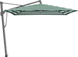 Glatz Parasol SOMBRANO® S+ carré 589 Green Stripe Alu laqué anthracite