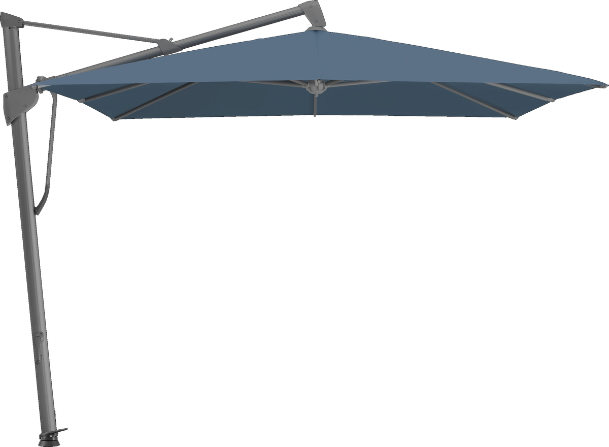 Glatz Parasol SOMBRANO® S+ carré 600 Wave Alu laqué anthracite