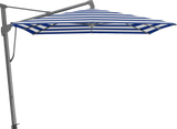 Glatz Parasol SOMBRANO® S+ carré 602 Blue Stripe Alu laqué anthracite