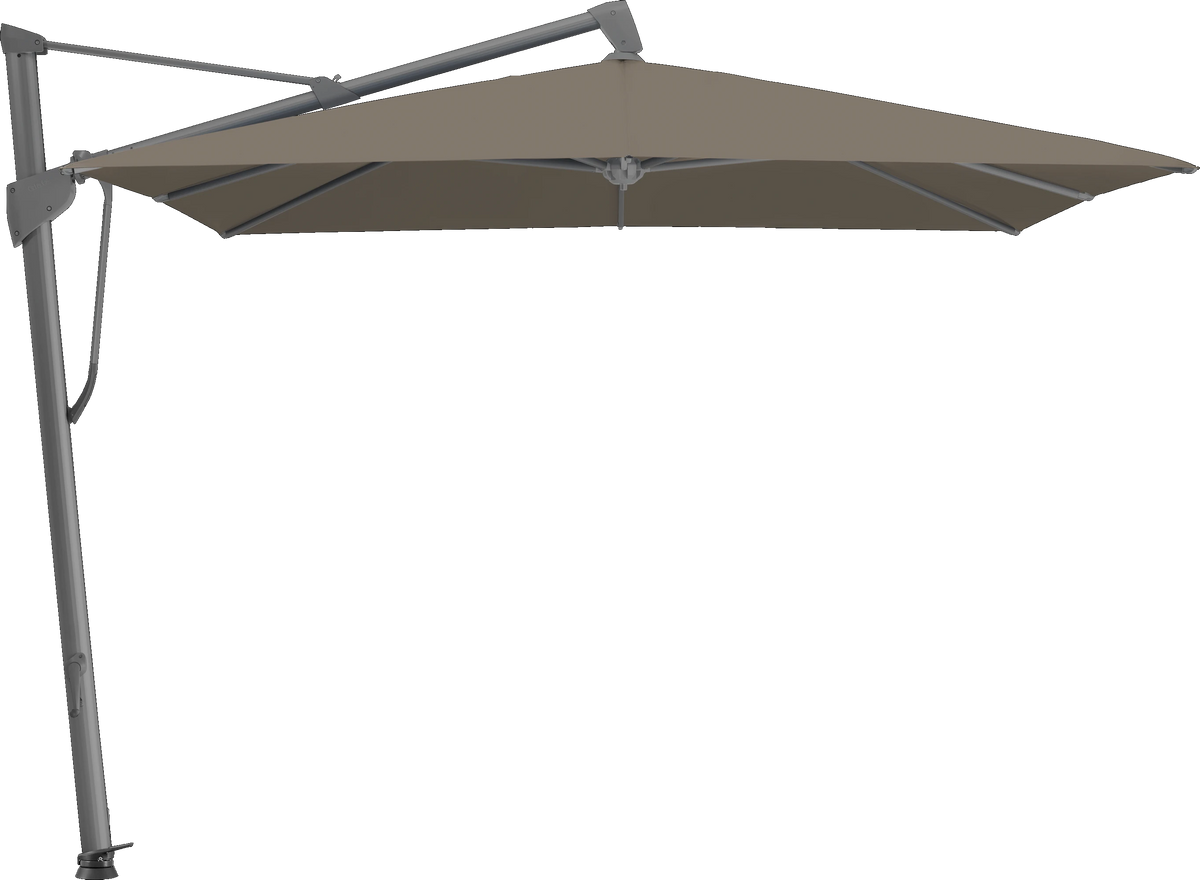 Glatz Parasol SOMBRANO® S+ carré 611 Sandstone Alu laqué anthracite