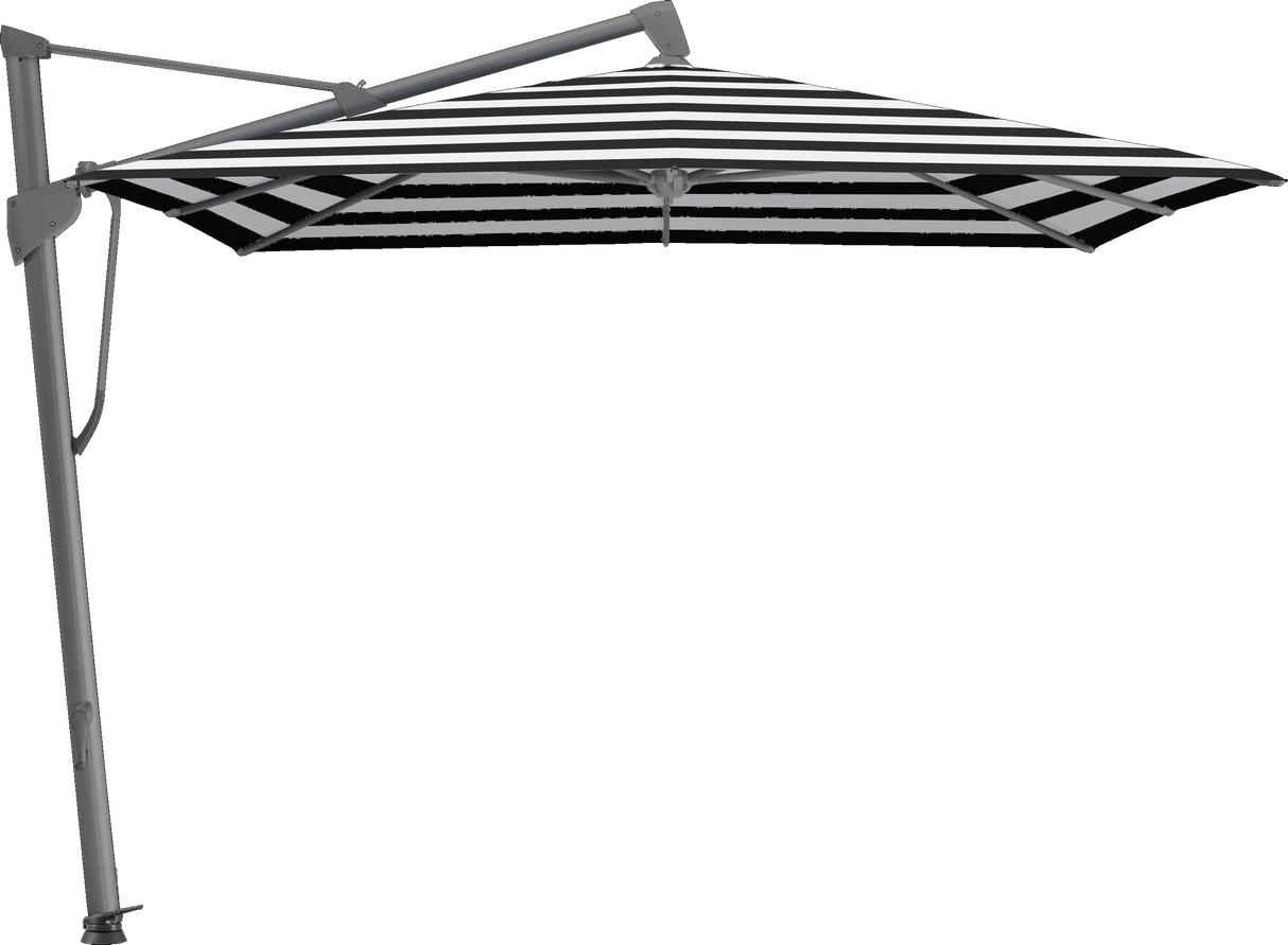 Glatz Parasol SOMBRANO® S+ carré 810 Black Stripe Alu laqué anthracite