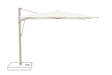 Glatz Parasol VITA Sfera carre Cat.5 510 White Alu laque gris soie