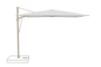 Glatz Parasol VITA Sfera carre Cat.5 550 Cement Alu laque gris soie