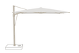 Glatz Parasol VITA Sfera carre Cat.5 556 Alabaster Alu laque gris soie
