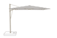 Glatz Parasol VITA Sfera carre Cat.5 570 Steel Stripe Alu laque gris soie