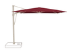 Glatz Parasol VITA Sfera carre Cat.5 645 Burgundy Alu laque gris soie