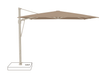 Glatz Parasol VITA Sfera carre Cat.5 650 Camel Alu laque gris soie
