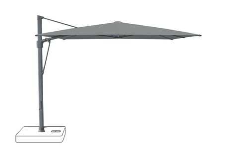 Glatz Parasol VITA Sfera carre Cat.5 502 Thunder Alu laque anthracite
