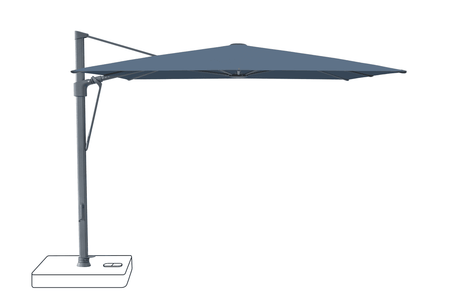 Glatz Parasol VITA Sfera carre Cat.5 600 Wave Alu laque anthracite