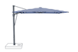 Glatz Parasol VITA Sfera carre Cat.5 602 Blue Stripe Alu laque anthracite