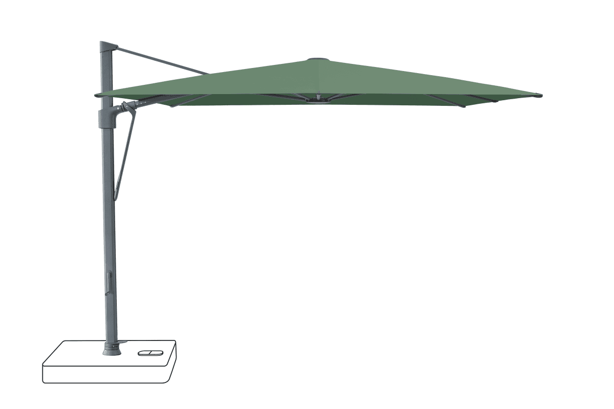 Glatz Parasol VITA Sfera carre Cat.5 677 Nile Alu laque anthracite
