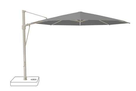 Glatz Parasol VITA Sfera rond Cat.5 502 Thunder Alu laque gris soie