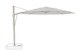Glatz Parasol VITA Sfera rond Cat.5 555 Grey Stripe Alu laque gris soie