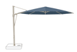 Glatz Parasol VITA Sfera rond Cat.5 600 Wave Alu laque gris soie