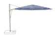 Glatz Parasol VITA Sfera rond Cat.5 602 Blue Stripe Alu laque gris soie