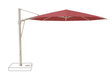 Glatz Parasol VITA Sfera rond Cat.5 637 Cherry Alu laque gris soie