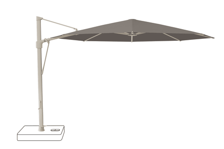 Glatz Parasol VITA Sfera rond Cat.5 806 Forge Alu laque gris soie