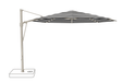 Glatz Parasol VITA Sfera rond Cat.5 810 Black Stripe Alu laque gris soie