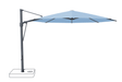 Glatz Parasol VITA Sfera rond Cat.5 515 Cloud Alu laque anthracite